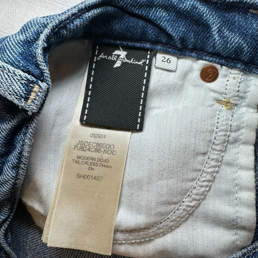 Seven Jeans Dojo Tailorless Wide Leg Trouser Jeans - Picture 10 of 15